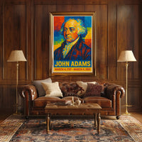 John Adams 2nd President Poster