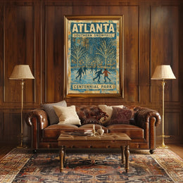 Atlanta Southern Snowfall Poster