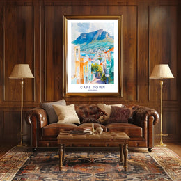 Scenic View of Cape Town Poster PosterGoat