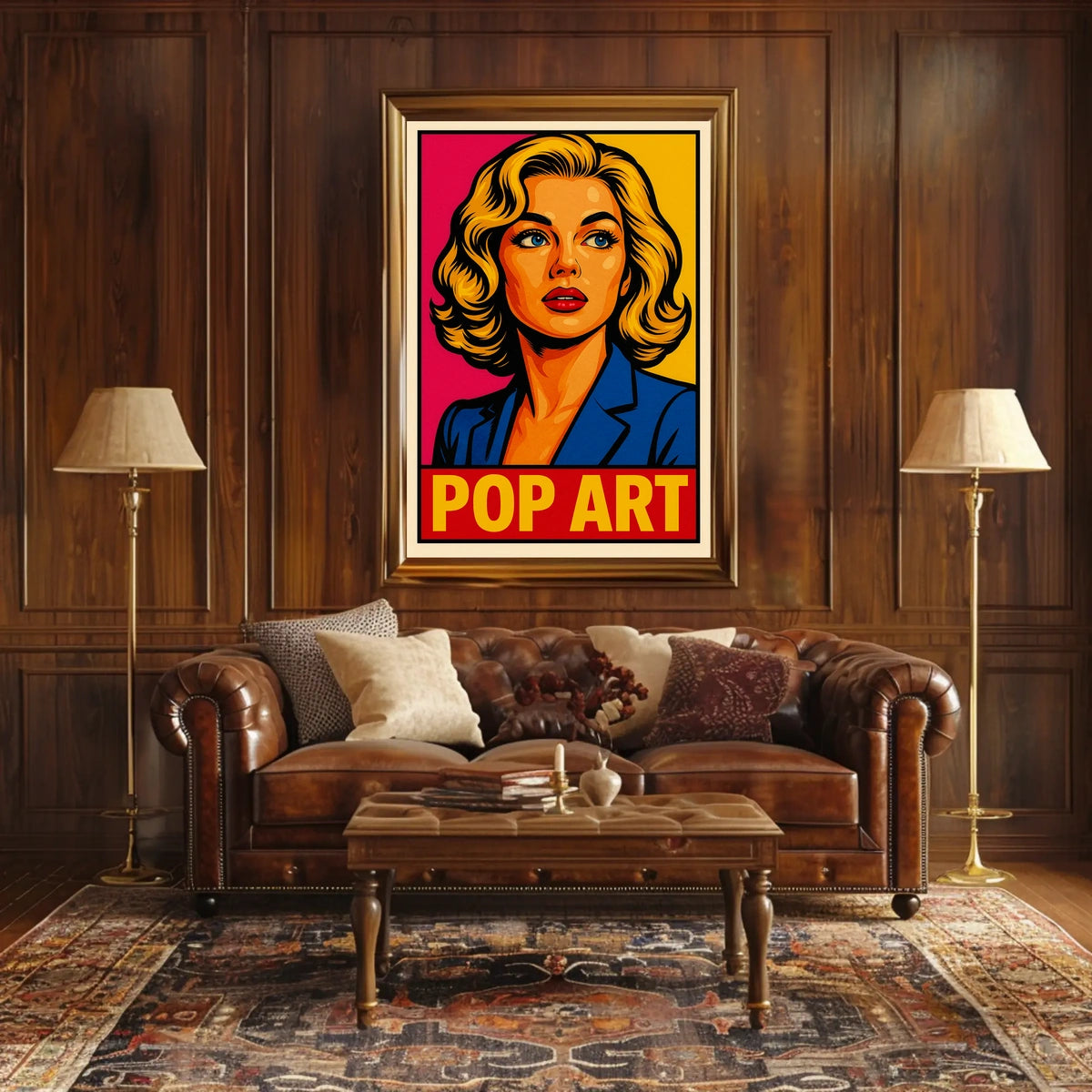Pop Art Portrait Poster
