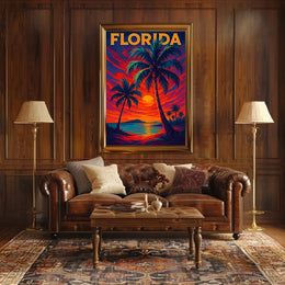 Florida Sunset Poster