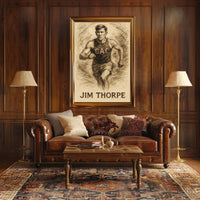 Jim Thorpe Athletic Legend Poster