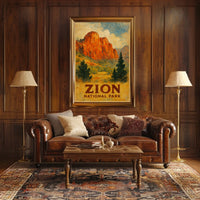 Zion National Park Poster