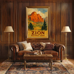 Zion National Park Poster