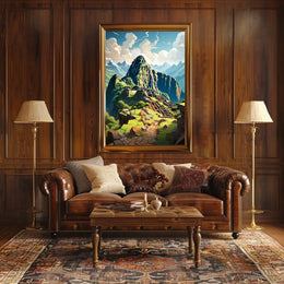 Machu Picchu Adventure Travel Poster
