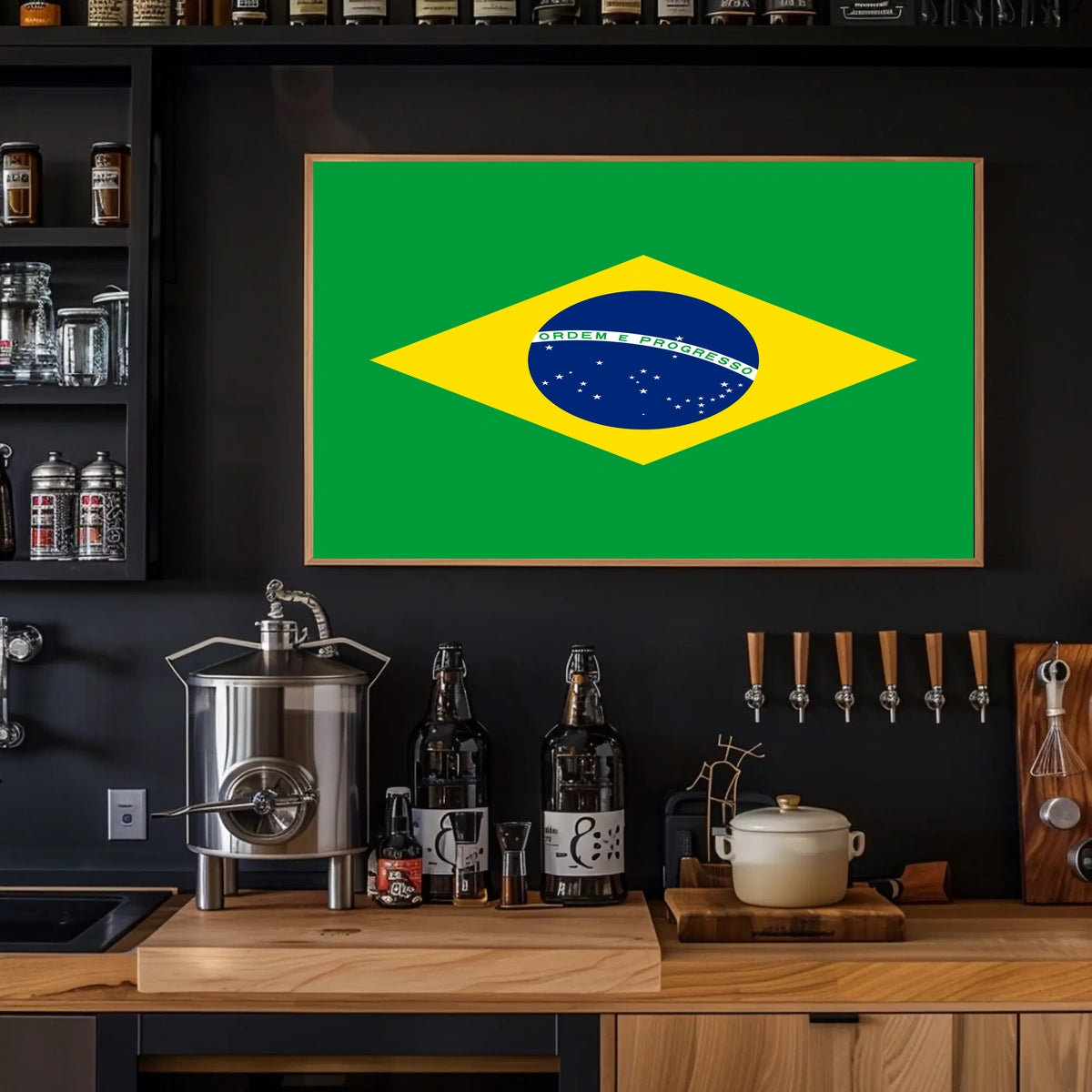 Brazil Flag Poster