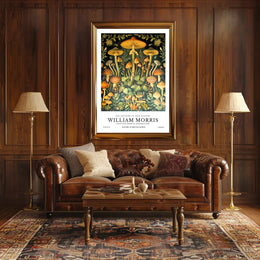 William Morris Cotton Prints Exhibition Poster