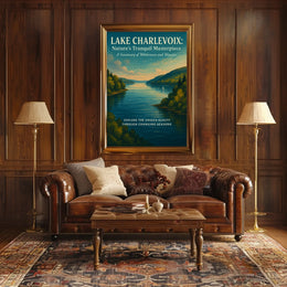 Lake Charlevoix NatureS Tranquil Poster