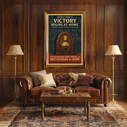 Victory Begins at Home Poster