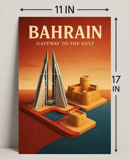 Bahrain Gateway to the Gulf Cultural Heritage Poster