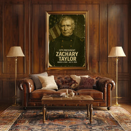 Zachary Taylor 12th President of the United States Damaged Photograph Poster