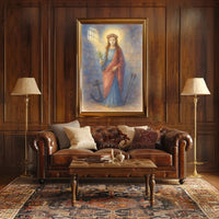 St. Philomena Watercolor Sacred Art Print Poster