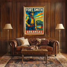 Fort Smith, Arkansas Western Heritage Poster
