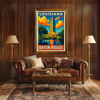 Louisiana State Capitol in Baton Rouge Poster