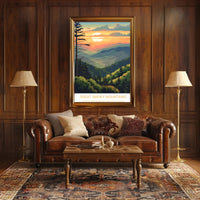 Great Smoky Mountains National Park Sunrise Poster