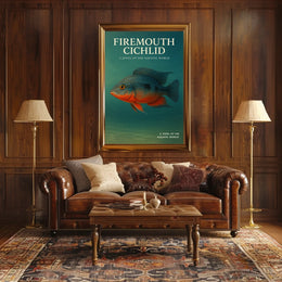 Firemouth Cichlid A Jewel Of The Poster