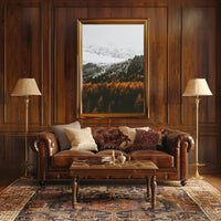 Serene Mountainous Landscape with Autumn Colors - National Park Poster