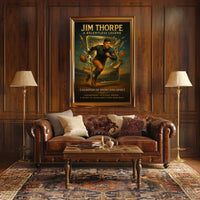 A Relentless Legend Jim Thorpe Poster