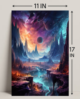 Celestial Landscape Poster PosterGoat