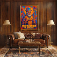 Saint Alexander Of Jerusalem Poster