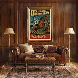 Bets, Bluffs, and Broken Reins Poster