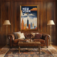 New York: Where Dreams Are Made Poster PosterGoat