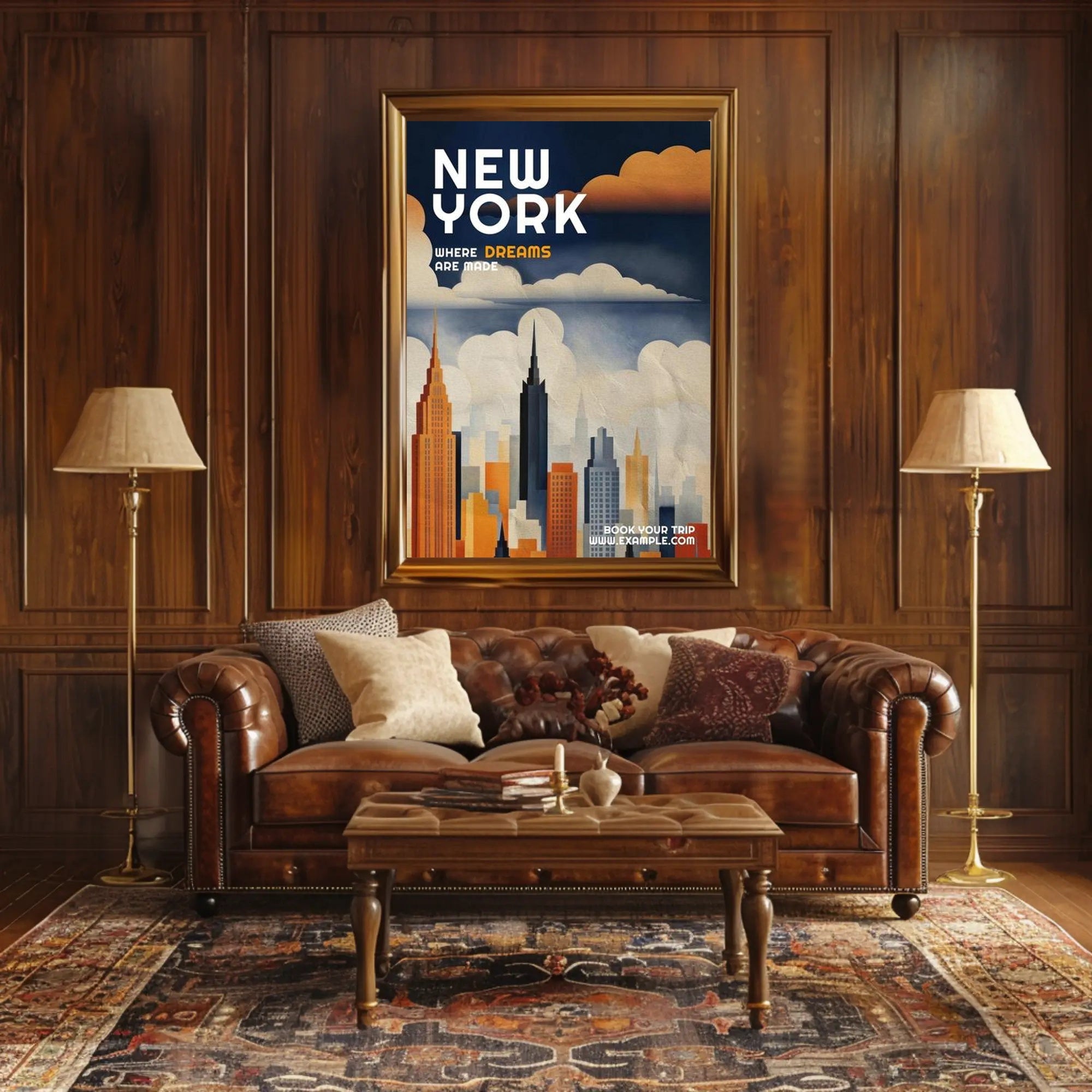 New York: Where Dreams Are Made Poster PosterGoat