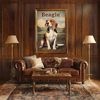 Beagle Portrait Poster
