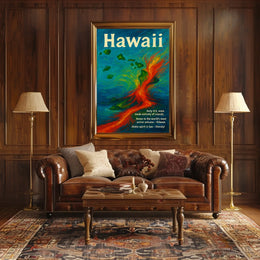 Hawaiian Volcano Art: Kilauea's Fiery Aloha Spirit