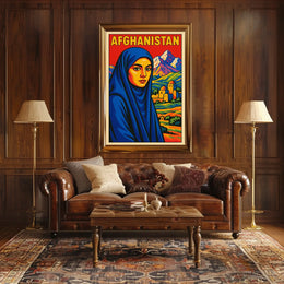 Afghanistan Cultural Portrait Poster