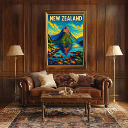 New Zealand Landscape Poster