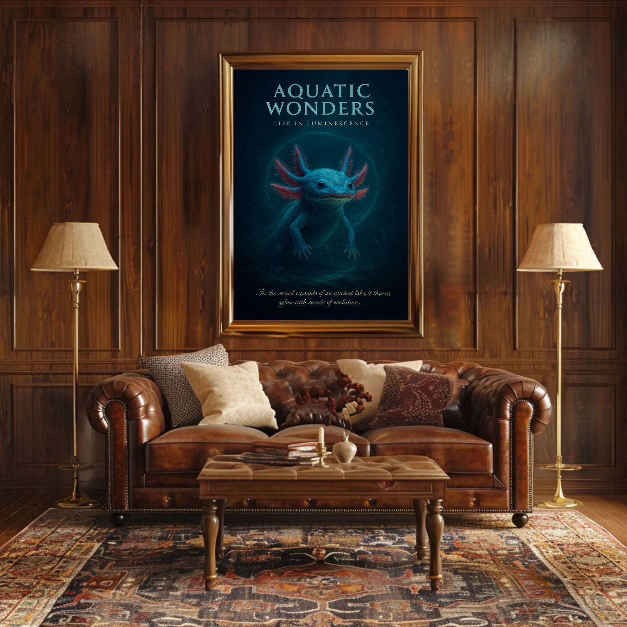 Aquatic Wonders Wall Art Print Decor