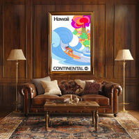 Hawaii Surf Adventure Poster