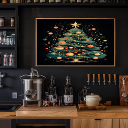 Festive Christmas Tree Poster