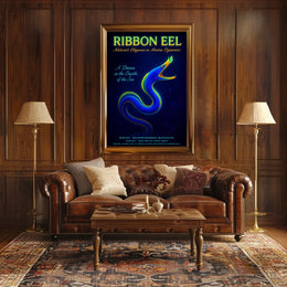 Ribbon Eel NatureS Elegance Poster