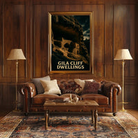 Gila Cliff Dwellings Poster