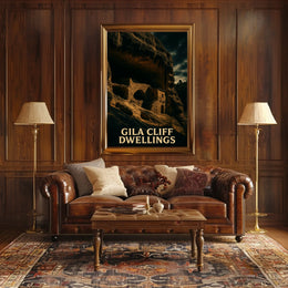 Gila Cliff Dwellings Poster