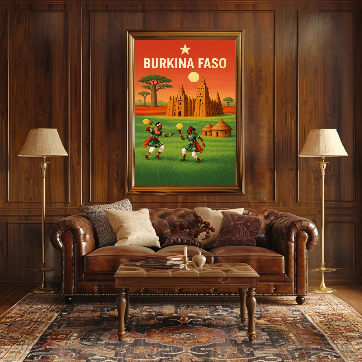 Burkina Faso Cultural Celebration Poster