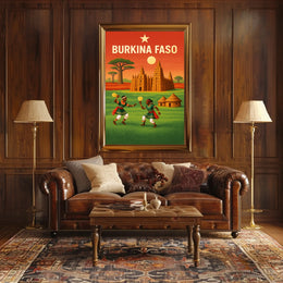 Burkina Faso Cultural Celebration Poster