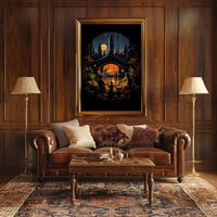 Cozy Night Under The Stars Poster