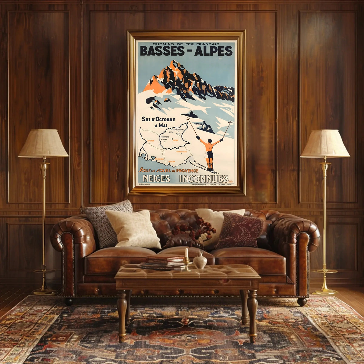Discover The Basses-Alpes Poster