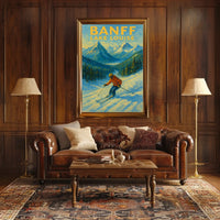 Banff Lake Louise Ski Adventure Poster