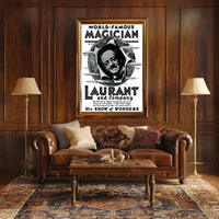 Laurant's Mystical World Tour Vintage Poster - Cultural or Heritage Poster