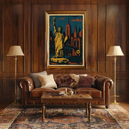 Iconic New York Vintage Poster For City Lovers Collectors