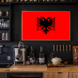 Albania Flag Poster