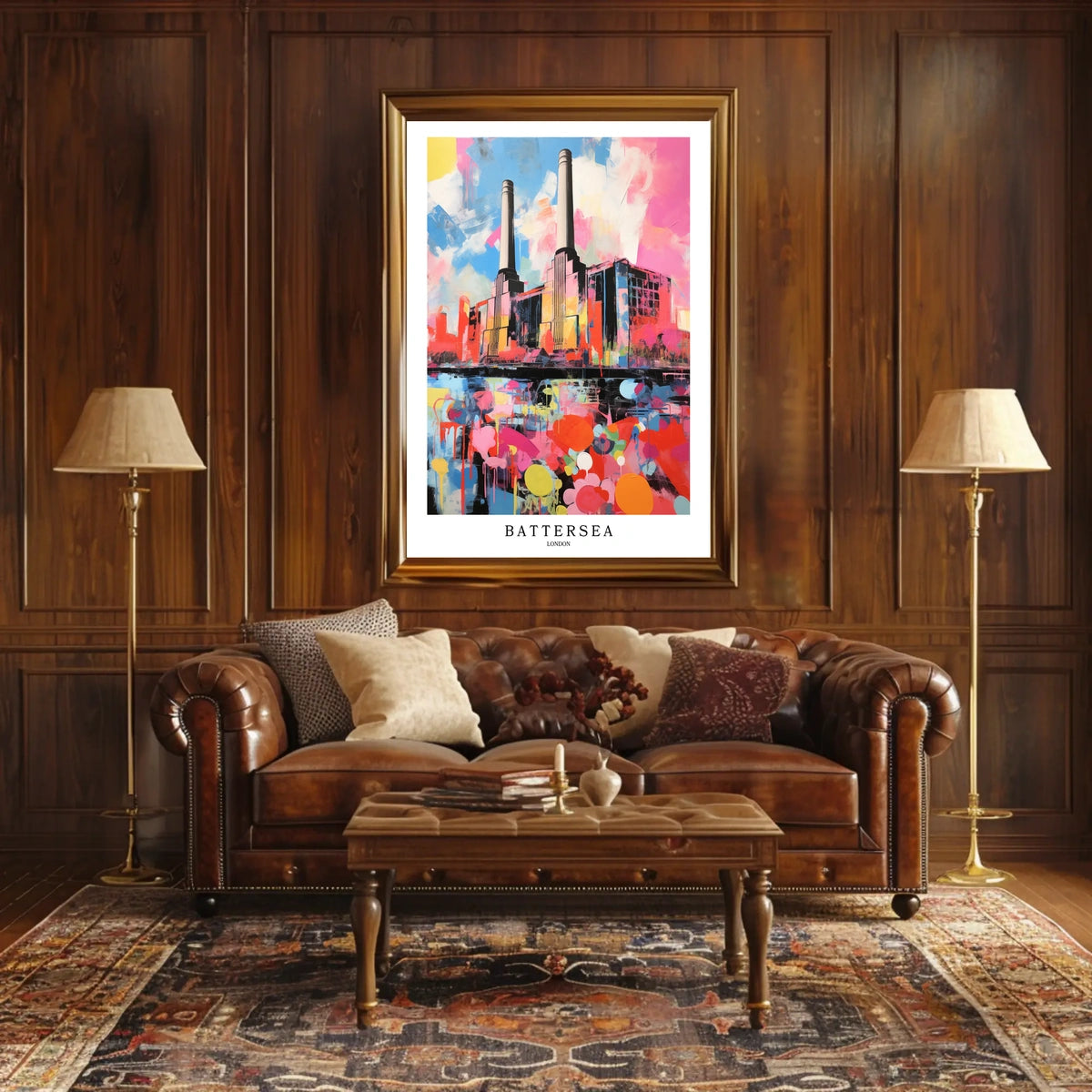 Battersea Power Station London Poster