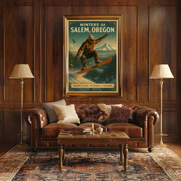Winters of Salem, Oregon Poster