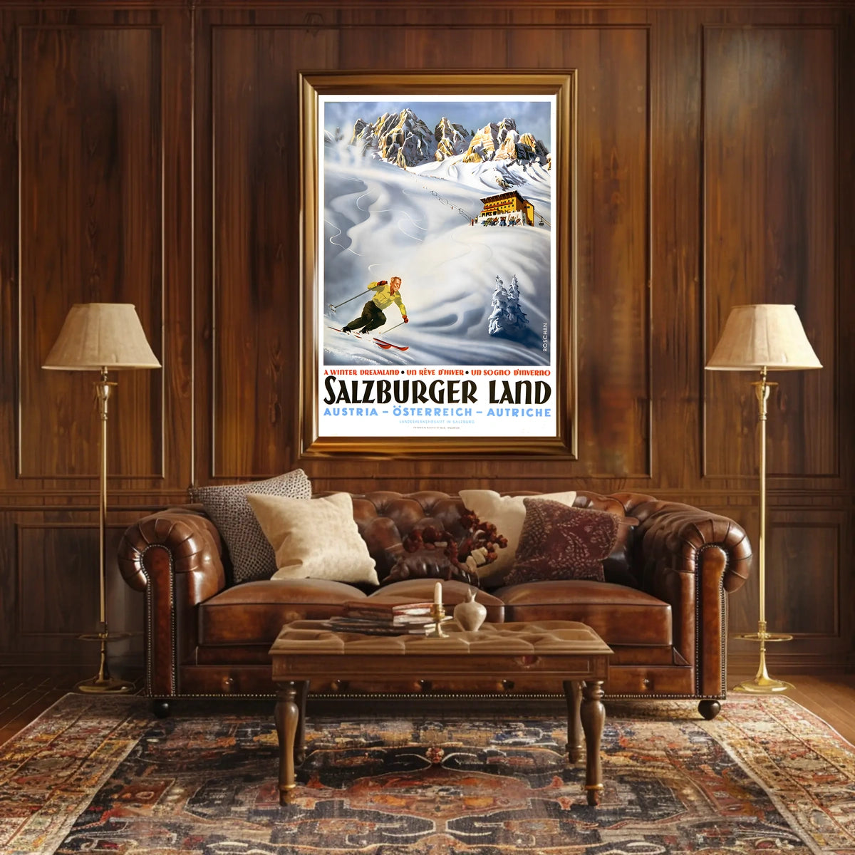 A Winter Dreamland In Salzburger Land Poster