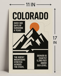 Discover Colorado Wall Art Print Decor PosterGoat