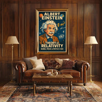 Albert Einstein Theory Of Relativity Poster